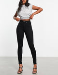 Women Clean Black Skinny Jeans – Stretch Fit | DOCACCA
