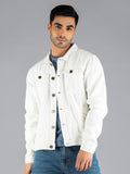 Men White Washed Lightweight Outdoor Denim Jacket by HARCHIZ – Summer-Ready Cotton Style for Pakistani Weather