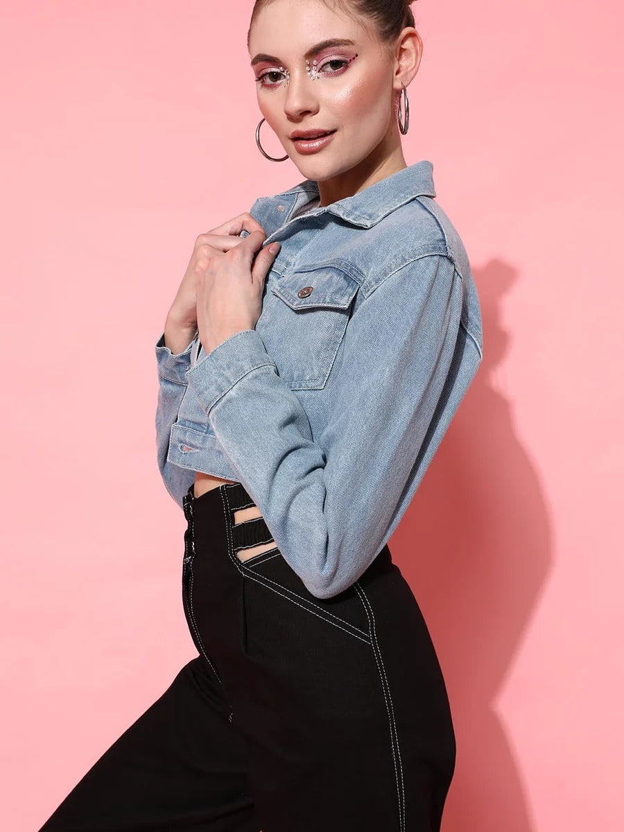 Men Rugged Denim Jacket for Streetwear Style in Pakistan | HARCHIZ
