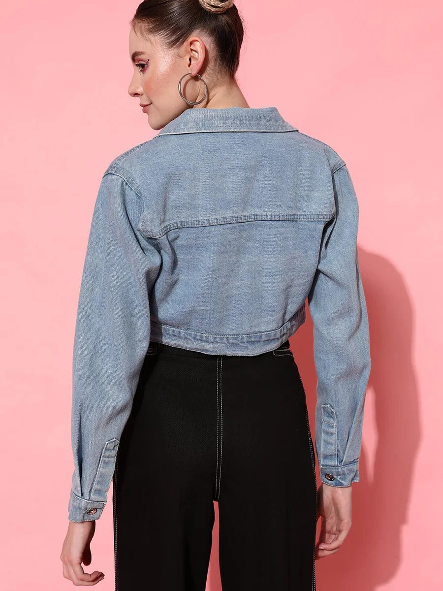 Men Rugged Denim Jacket for Streetwear Style in Pakistan | HARCHIZ