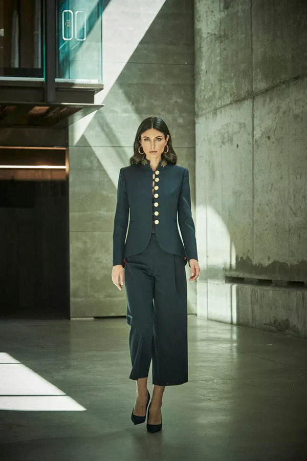 Ace Slim Fit Navy Blue Blazer