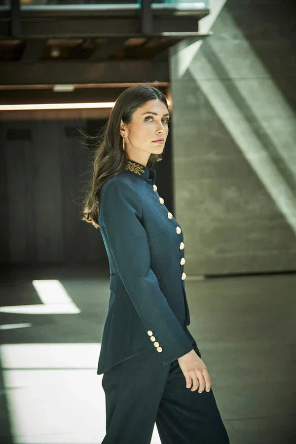 Ace Slim Fit Navy Blue Blazer