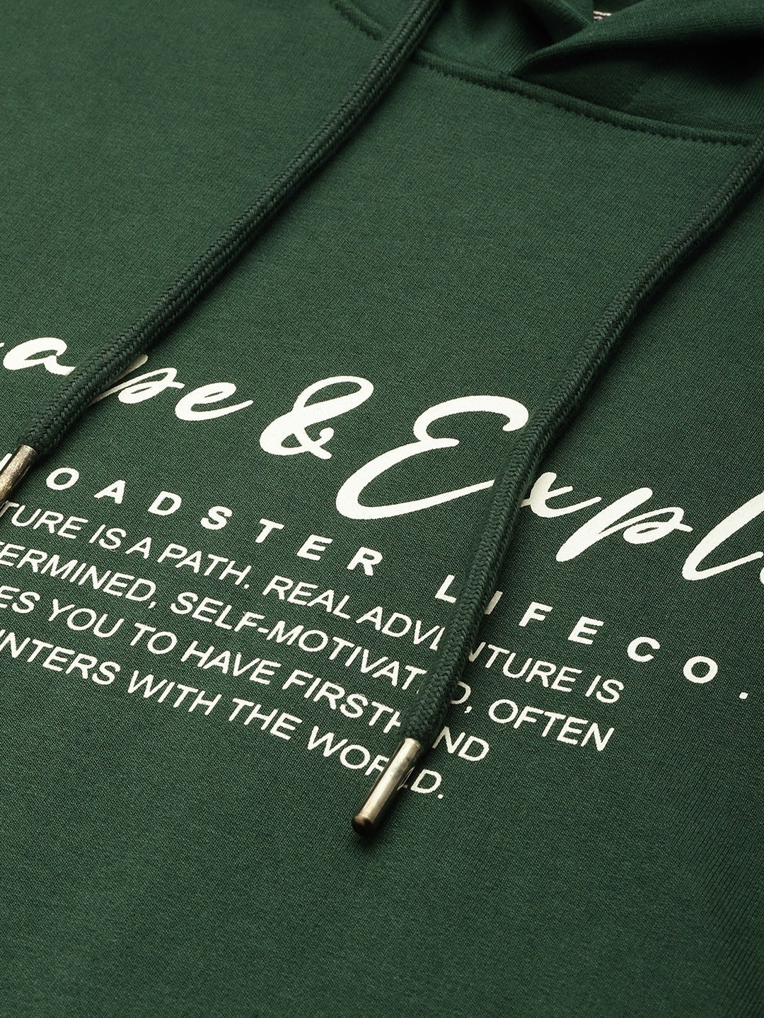 The Life Co. Typography Printed Oversized Hooded Sweatshirt for Men in Pakistan