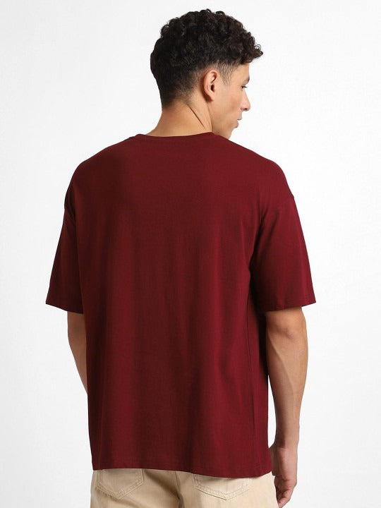 Round Neck Drop-Shoulder Oversized Cotton T-Shirt for Men in Pakistan | HARCHIZ
