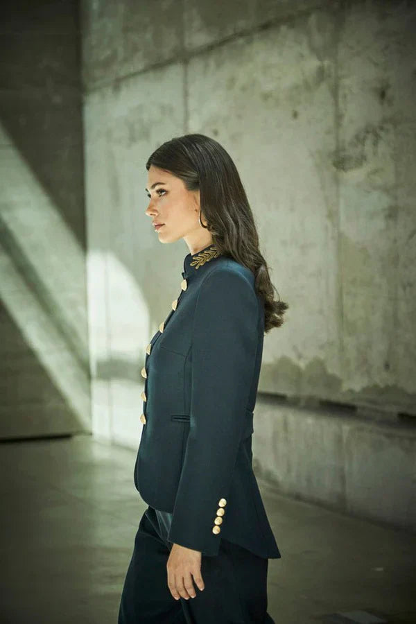 Ace Slim Fit Navy Blue Blazer