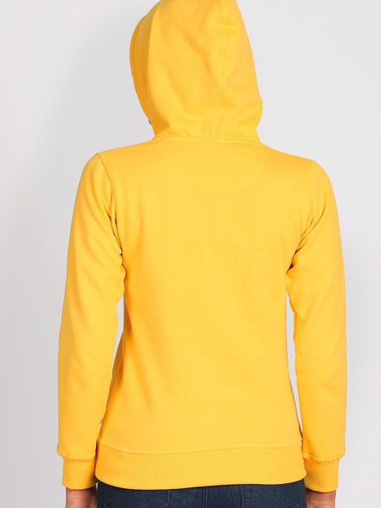 Batman Printed Hooded Pullover Yellow Hoodie for Women – Casual Streetwear Pakistan | HARCHIZ