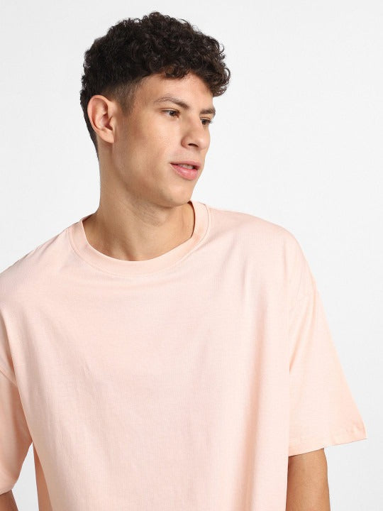 Round Neck Short Sleeves Oversized Cotton T-Shirt for Men in Pakistan | HARCHIZ