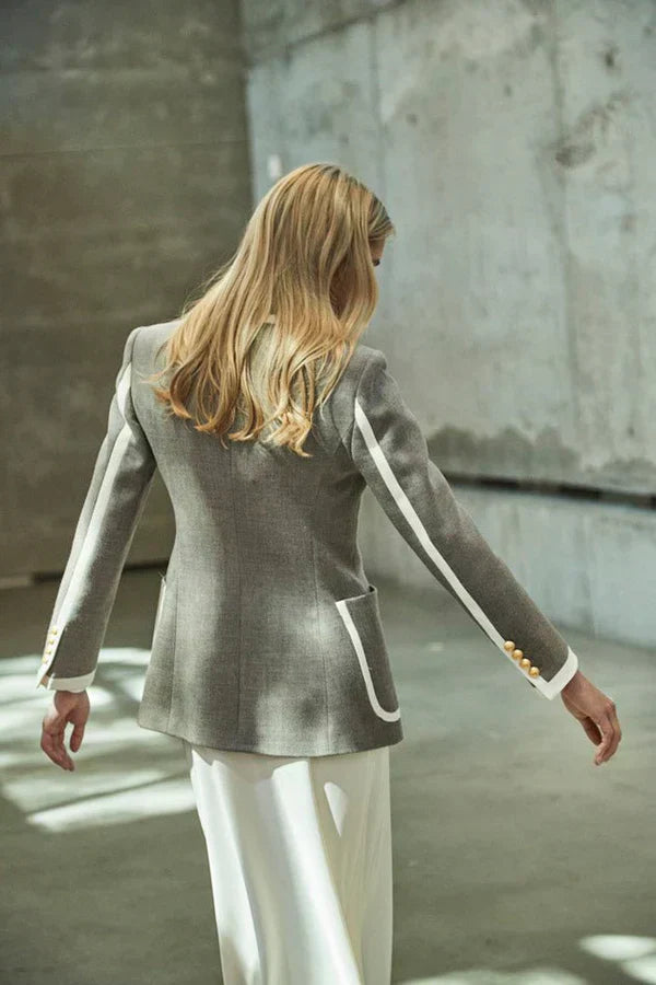 Ace One-Buttoned Camel Blazer for Women