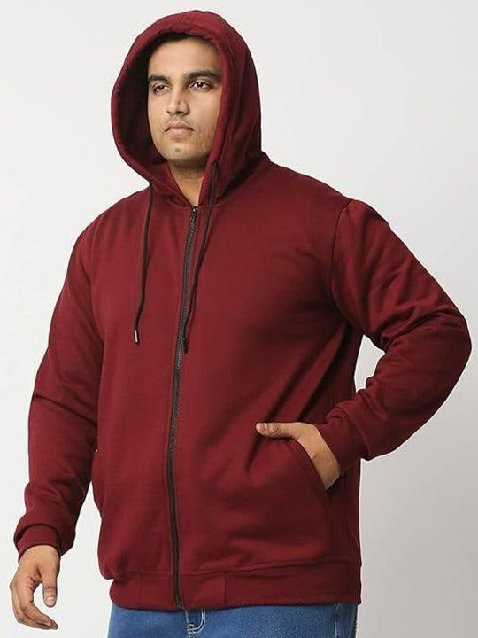 Men Hooded Sweatshirt – Comfortable Cotton Fleece Hoodie for Casual Wear in Pakistan