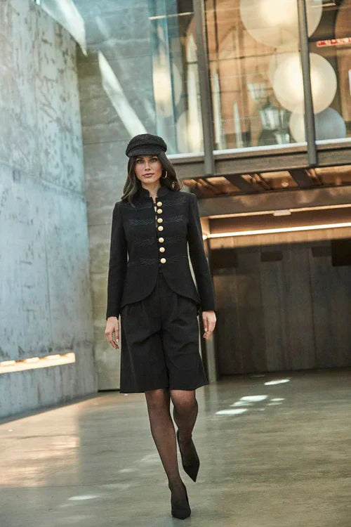 Ace Black Military Women Blazer