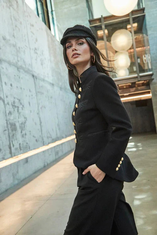 Ace Black Military Women Blazer