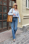 Women Straight Loose Fit Jeans – Classic Straight-Leg, Relaxed Comfort Denim for Pakistan | DOCACCA