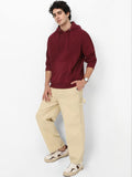 Men Solid Hooded Oversized Cotton Anti Odour Sweatshirt – Premium Winter Hoodie in Pakistan