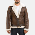 HARCHIZ Double FHARCHIZ Shearling Leather Jacket