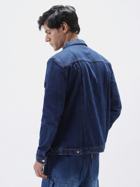 Men’s Regular Fit Sleeveless Washed Denim Jacket by HARCHIZ – Stylish Vest for Casual Wear in Pakistan