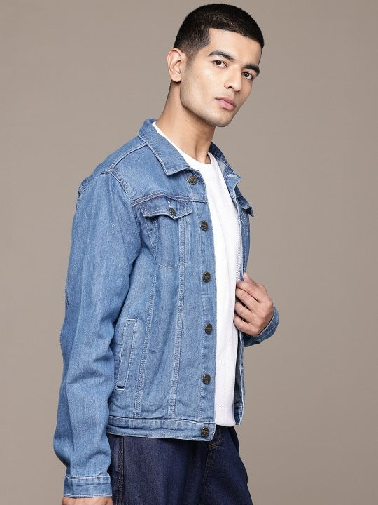 The Lifestyle Co. Pure Cotton Denim Jacket – Breathable, Durable Outerwear for Men in Pakistan | HARCHIZ