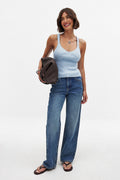 Women Mid Waist Straight Jeans – Classic Straight-Leg Denim for Daily Style in Pakistan | HARCHIZ