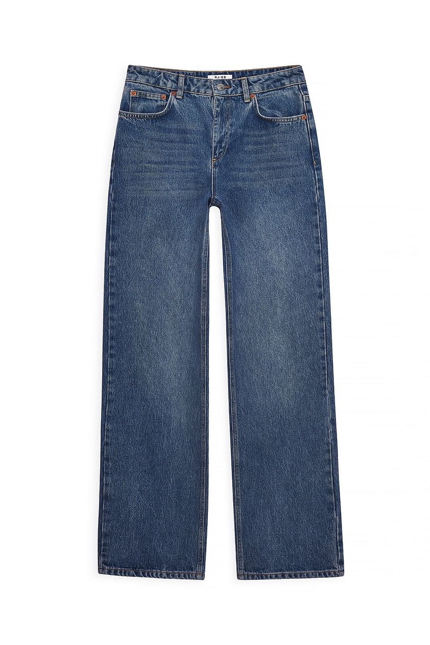 Women Mid Waist Straight Jeans – Classic Straight-Leg Denim for Daily Style in Pakistan | HARCHIZ