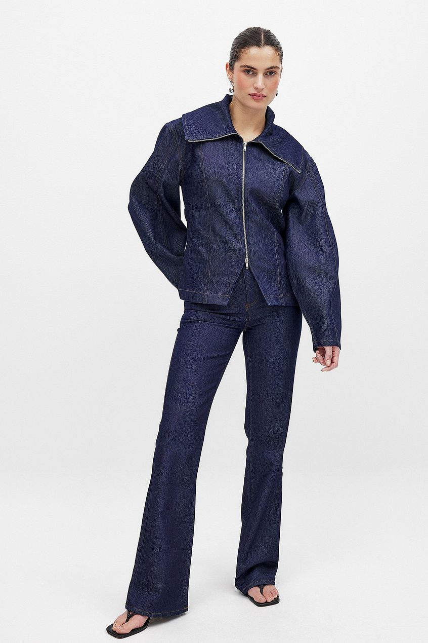 Women High Waist Flared Denim – Leg-Lengthening, Breathable Jeans for Pakistan | HARCHIZ
