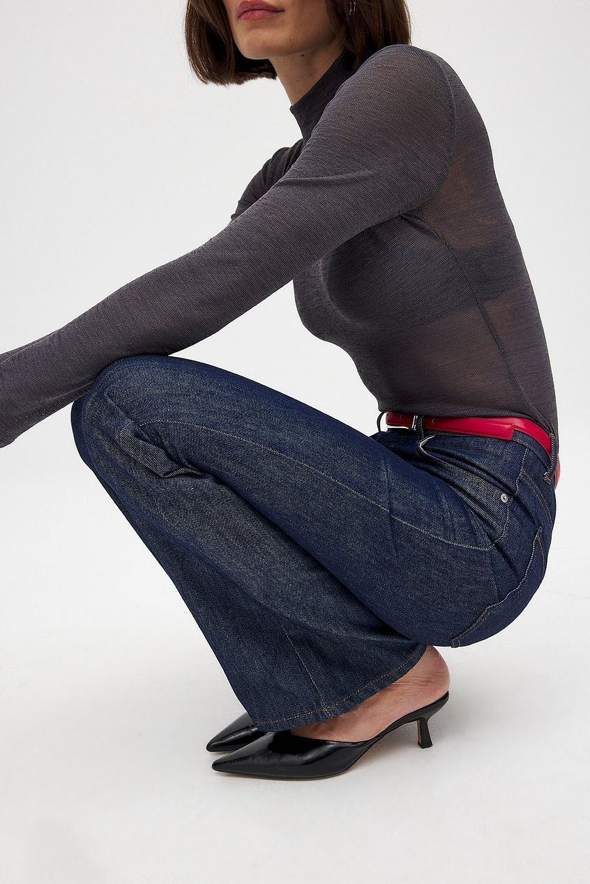 Women High Waist Flared Denim – Leg-Lengthening, Breathable Jeans for Pakistan | HARCHIZ