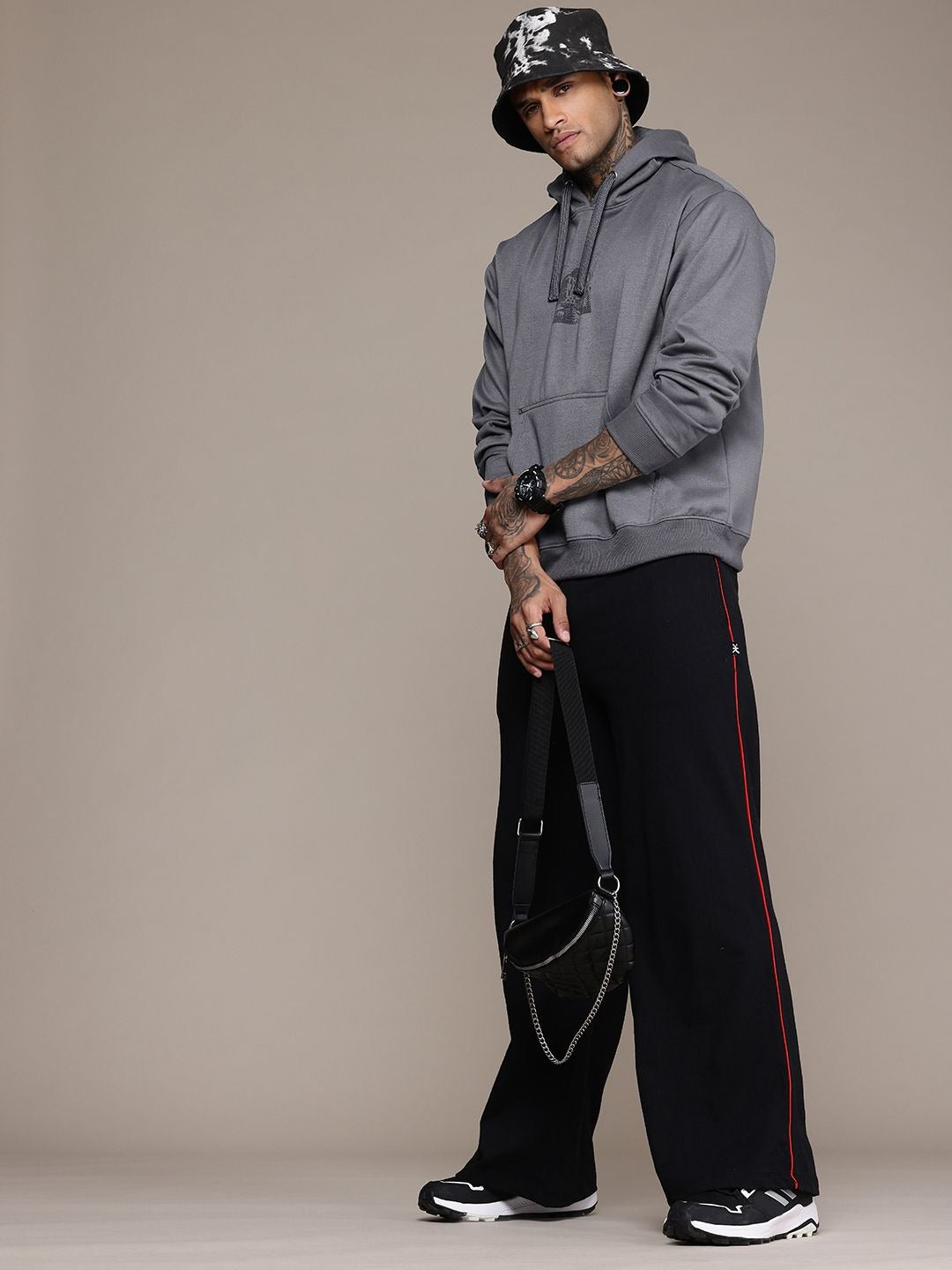 The Life Co. Graphic Printed Hooded Relaxed Fit Sweatshirt for Men – Stylish Casual Wear in Pakistan