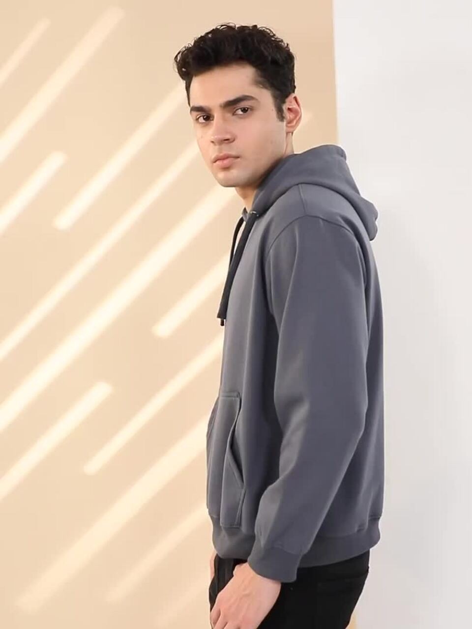 The Life Co. Graphic Printed Hooded Relaxed Fit Sweatshirt for Men – Stylish Casual Wear in Pakistan