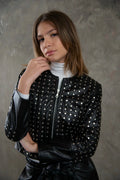Black Julia Biker Leather Jacket