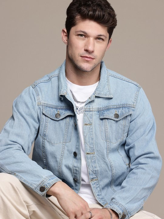 The Life Co. Pure Cotton Denim Jacket – Breathable Everyday Outerwear for Men in Pakistan | HARCHIZ