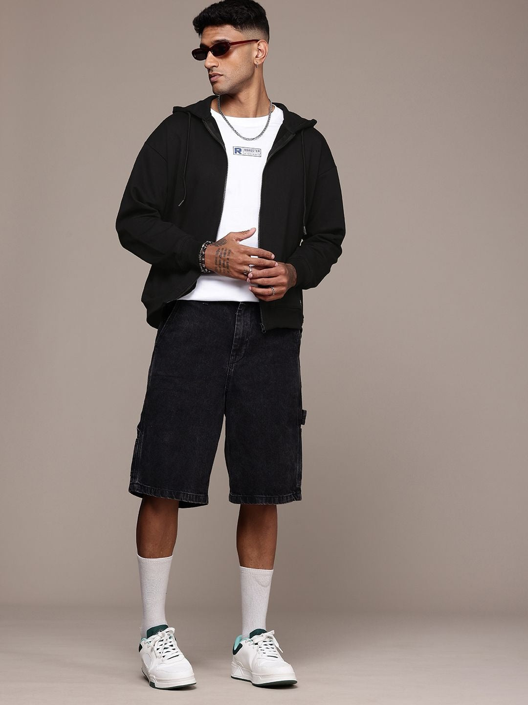 The Life Co. Men’s Hooded Relaxed Fit Sweatshirt – Cotton Fleece Hoodie in Pakistan