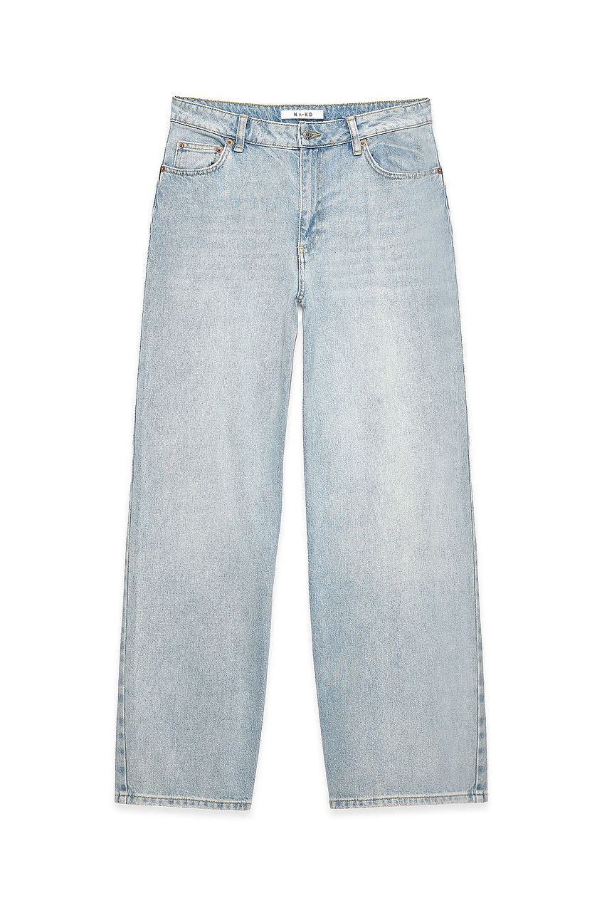 Women Loose Low Waist Long Jeans – Baggy Low-Rise Denim, Relaxed Fit Streetwear | DOCACCA