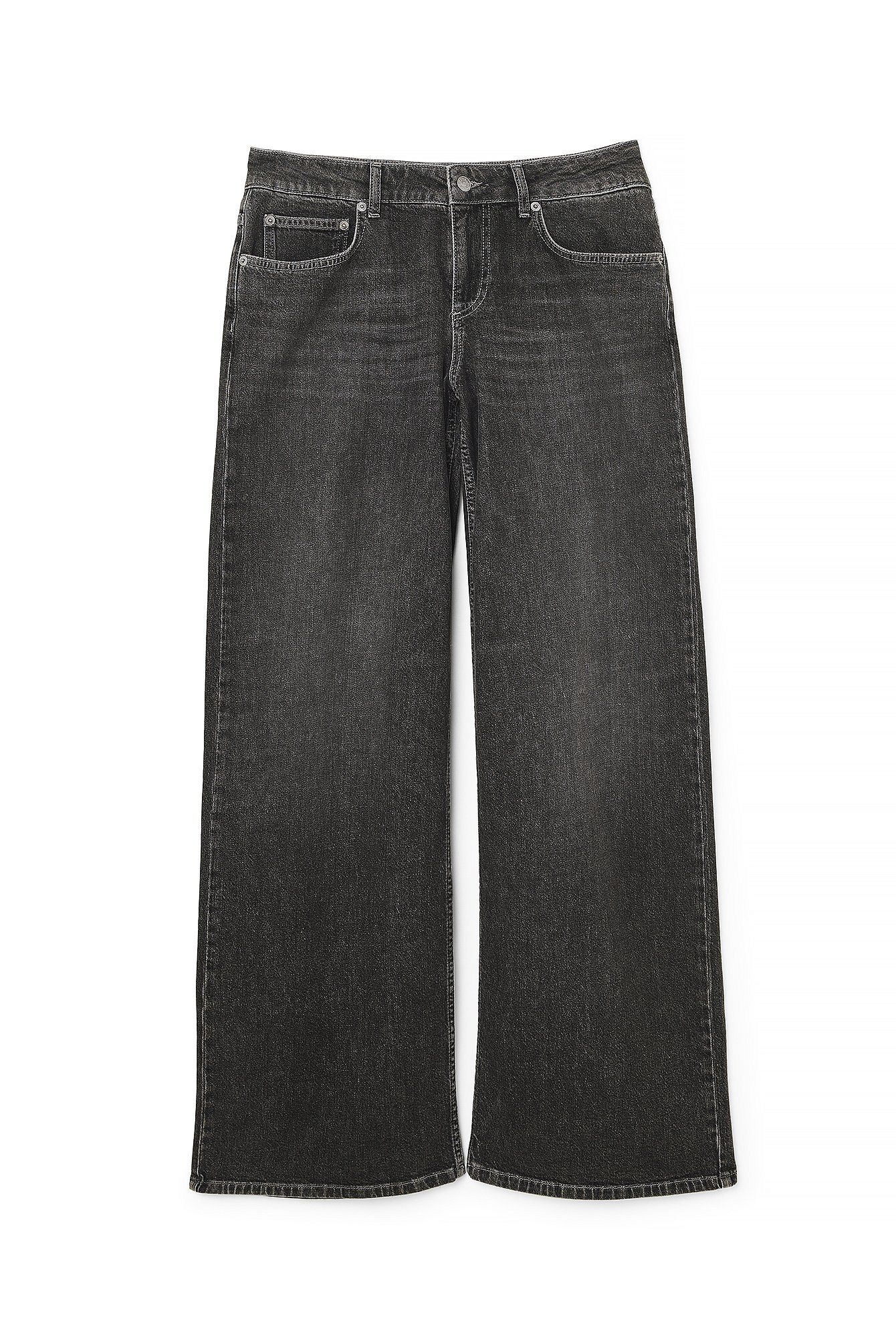 Women’s Low Waist Wide Leg Denim – Trendy Relaxed Fit Jeans for Effortless Pakistani Street Style | DOCACCA