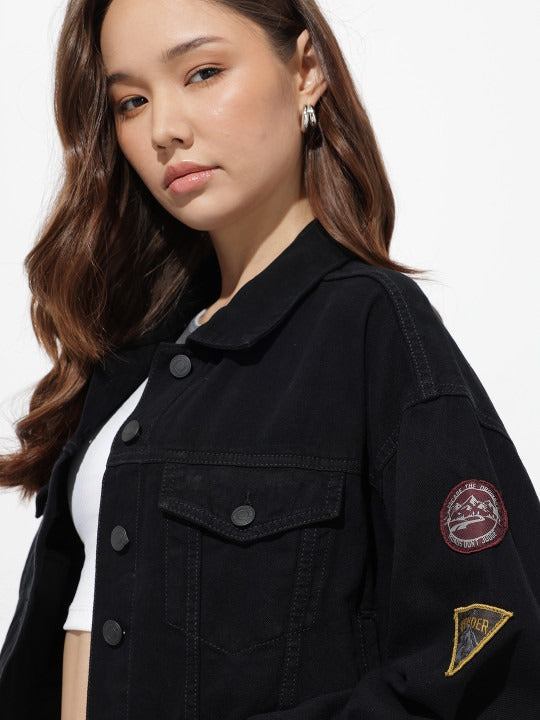 Pure Cotton Denim Jacket for Women – Everyday Stylish Outerwear in Pakistan | HARCHIZ