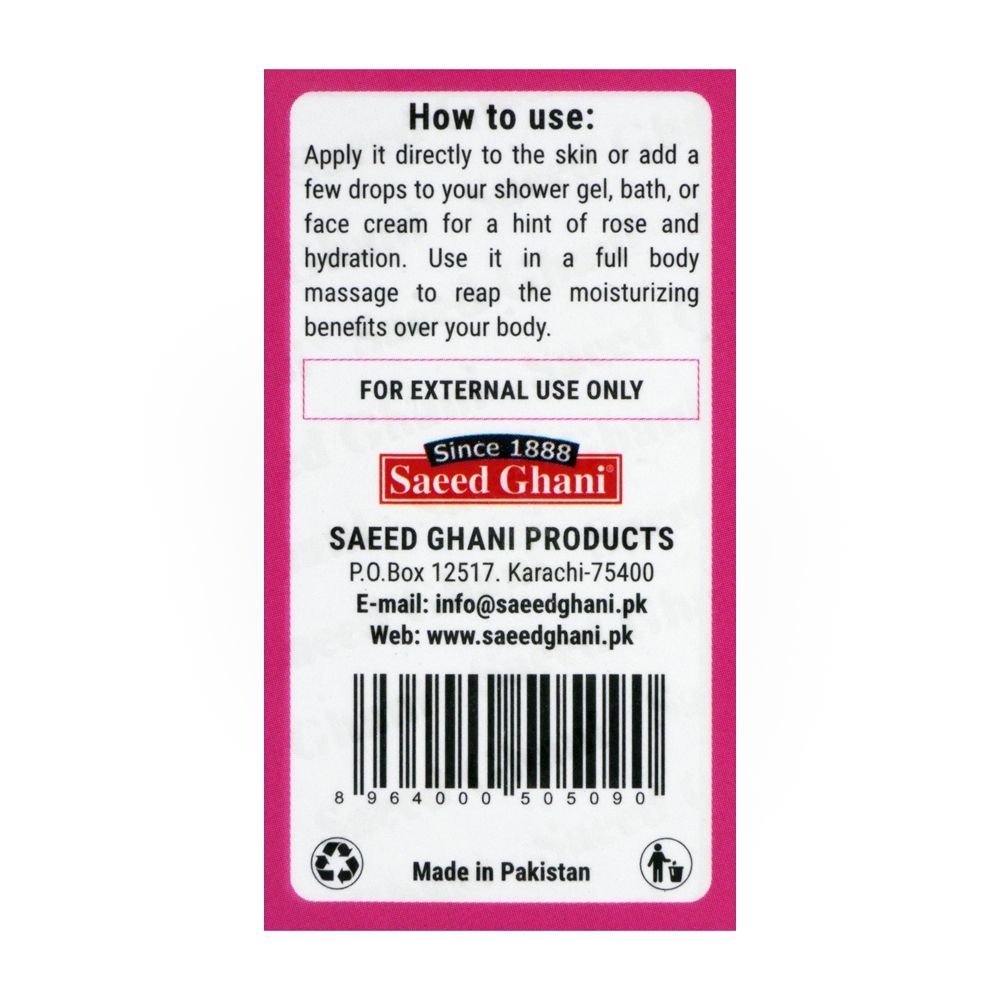 Saeed Ghani Rose Oil, 50ml