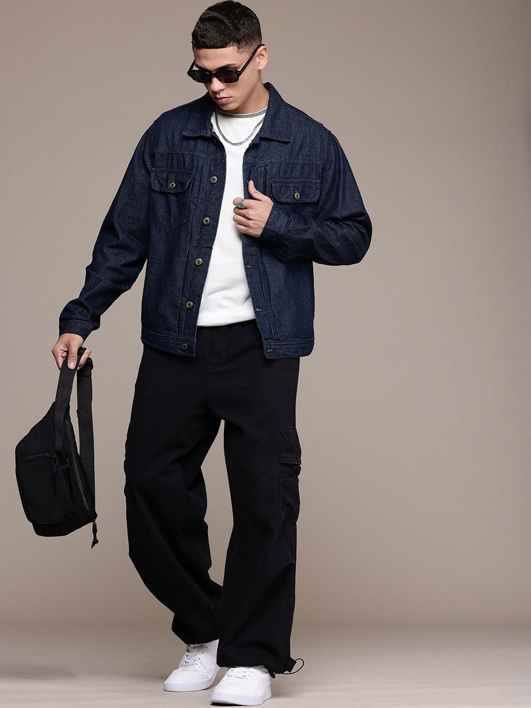The Life Co. Pure Cotton Denim Jacket – Breathable Casualwear for Men in Pakistan | HARCHIZ