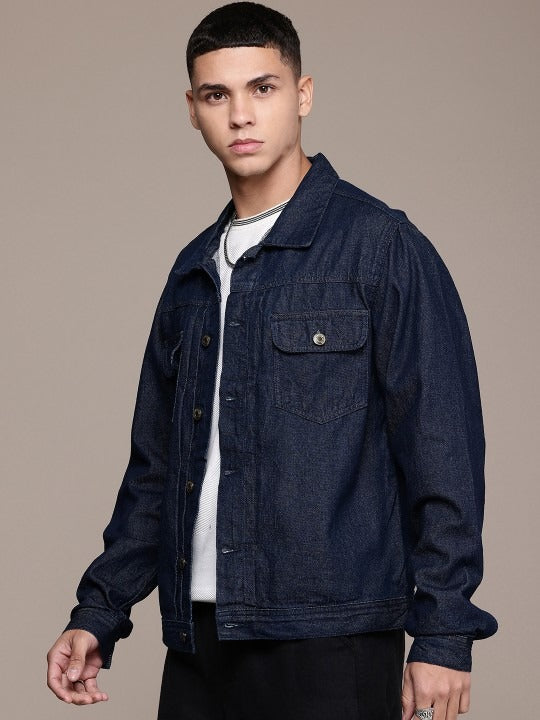 The Life Co. Pure Cotton Denim Jacket – Breathable Casualwear for Men in Pakistan | HARCHIZ
