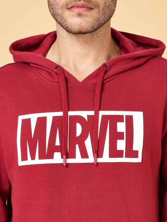 Marvel Printed Hooded Cotton Sweatshirt for Men – Stylish & Comfortable Hoodie in Pakistan