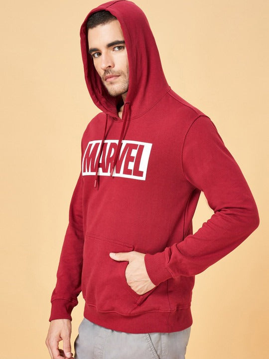 Marvel Printed Hooded Cotton Sweatshirt for Men – Stylish & Comfortable Hoodie in Pakistan