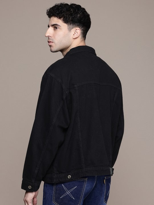 The Life Co. Oversized Trucker Pure Cotton Denim Jacket – Stylish Streetwear for Men in Pakistan | HARCHIZ