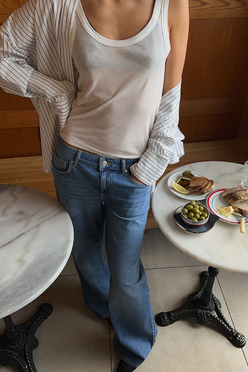 Women Low Waist Wide Leg Denim – Low-Rise Wide Leg Baggy Jeans for Pakistani Streetwear | HARCHIZ