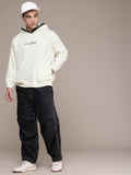 The Life Co. Embroidered Oversized Hoodie Sweatshirt for Men