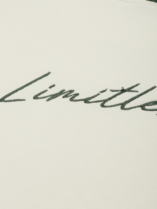 The Life Co. Embroidered Oversized Hoodie Sweatshirt for Men