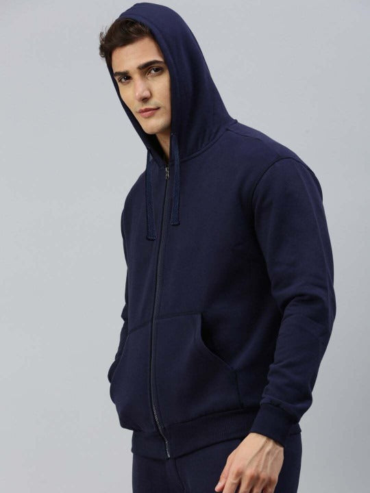 Men Hooded Front-Open Therma-Fit Sweatshirt – Warm Winter Zipper Hoodie for Men in Pakistan | HARCHIZ