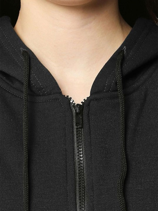 Women Hooded Zipper — Full-Zip Cotton Hoodie with Kangaroo Pockets | HARCHIZ Pakistan