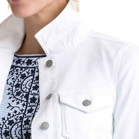 Harchiz Women White Classic Solid Jacket