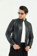 HARCHIZ Glasgow Black Men's Leather Jacket