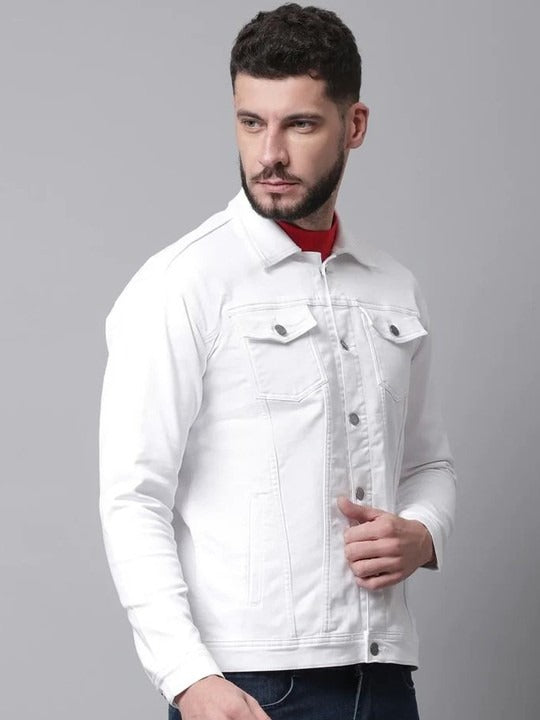 Men Running Denim Jacket by HARCHIZ – Lightweight, Breathable Street Style for Active Pakistani Lifestyles