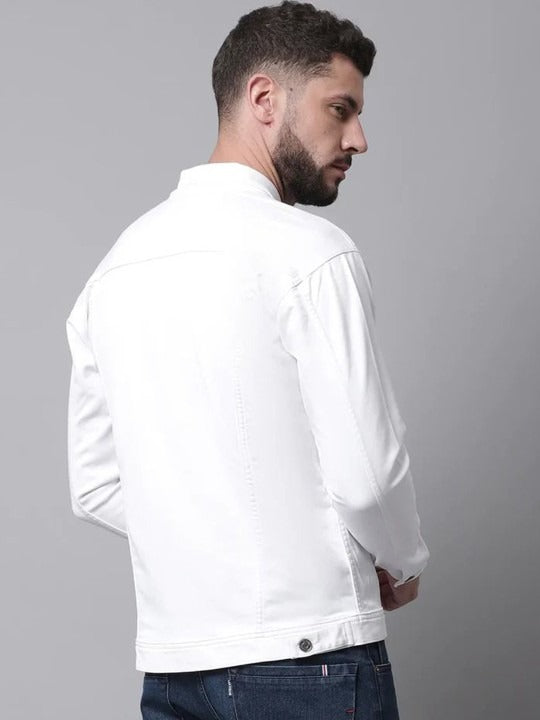 Men Running Denim Jacket by HARCHIZ – Lightweight, Breathable Street Style for Active Pakistani Lifestyles