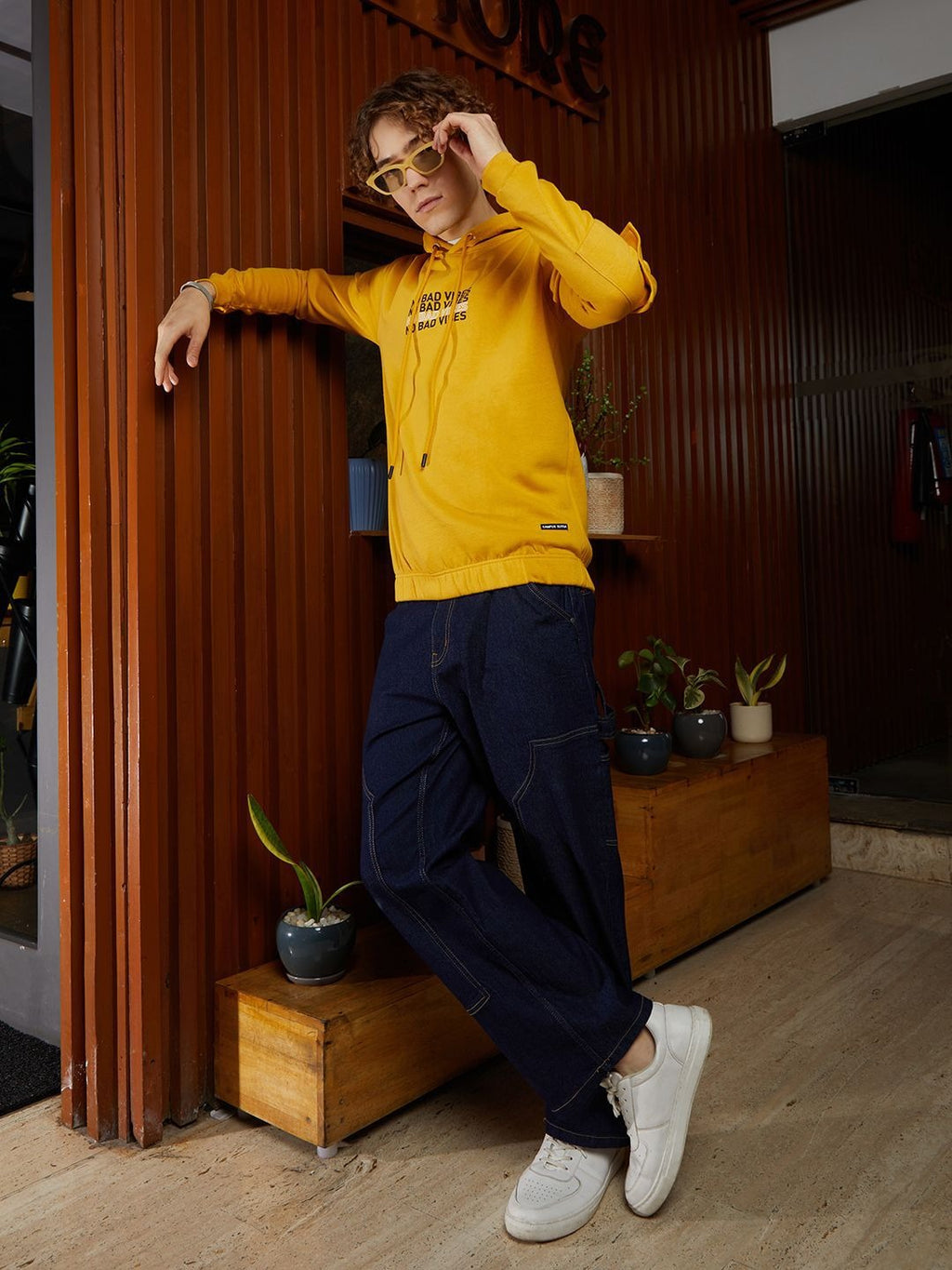 Men Cotton Typography Printed Hooded Long Sleeves Pullover Sweatshirt – Trendy Winter Hoodie in Pakistan | HARCHIZ