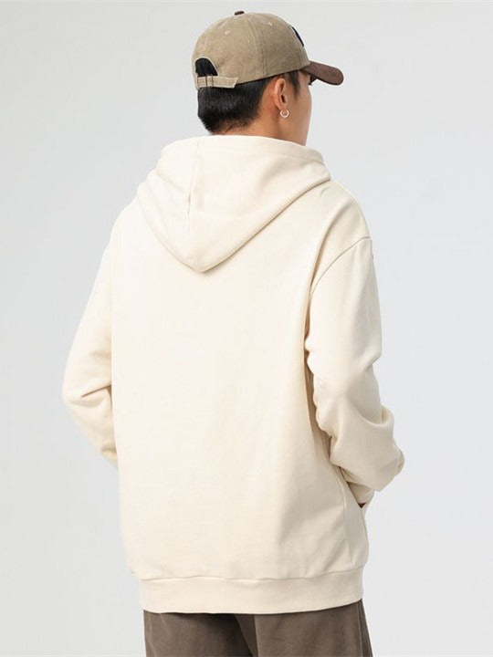 Men Hooded Pullover Cotton Sweatshirt – Casual Streetwear for Pakistan