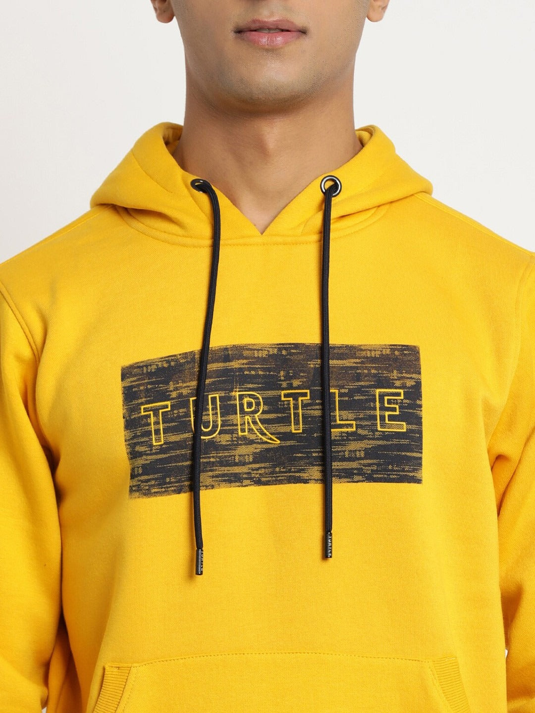 Men Typography Printed Hooded Sweatshirt – Stylish Cotton Hoodie for Winter in Pakistan | HARCHIZ